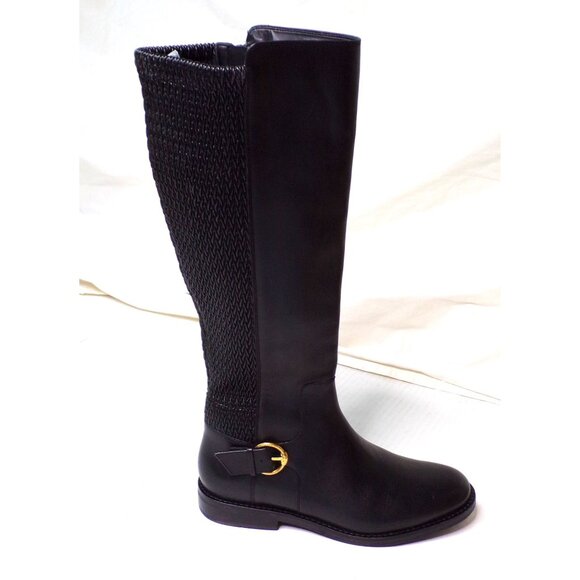 🆕 COLE HAAN Clover Stretch Tall Knee High Boot 6 Black - Picture 10 of 14